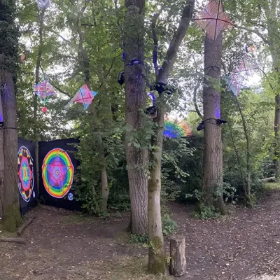 Stanford Hall Woods (under construction) - &copy;Funky String Fings