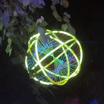 Yellow Sphere - &copy;Funky String Fings