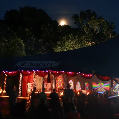 Moonrise Over Kyam - &copy;Funky String Fings